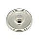 Brass Snap Button Cabochon Settings X-MAK-A005-13P3-NR-1