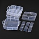 Rechteckige tragbare abnehmbare Aufbewahrungsbox aus PP-Kunststoff CON-D007-02A-4