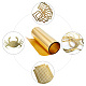Rollo de hoja de latón dorado olycraft AJEW-WH0223-58-6