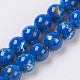 Chapelets de perles de coquillage de mer et turquoise synthétique X-G-G758-06-10mm-1