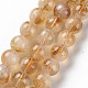 Chapelets de perles de citrine naturelle G-S362-105C-1