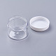Tarro de crema facial portátil de plástico de 20g ps MRMJ-WH0011-J01-2