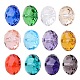 Chapelets de perles à facettes rondelle imitation cristal autrichien G-PH0003-06-2