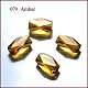 Abalorios de cristal austriaco de imitación SWAR-F055-12x6mm-07-1