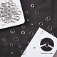 Sunnyclue 1 scatola 400 pz 304 in acciaio inox di spessore forte anelli di salto anelli di metallo argento mestiere lucido connettore liscio anelli di salto per la creazione di gioielli charms fai da te portachiavi collana braccialetto accessori STAS-SC0001-19-4
