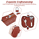 WADORN Genuine Leather Key Holder Bag AJEW-WH0258-238B-2