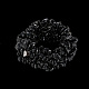 Copeaux naturels noirs de quartz étirer bracelets BJEW-BB16541-D-2