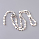 Collares colgantes de perlas naturales concha redonda NJEW-P232-B-2