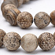 Chapelets de perle en agate naturelle teinte G-Q462-130D-8mm-3