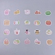 京都フルーツテーマ自己接着食品ステッカーセット  スクラップブッキング用日記プランナーカード作成用  混合模様  20個/セット DIY-WH0163-32D-2