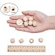 PH PandaHall 120 Pcs 20mm (0.8 Inch) Natural Unfinished Wood Spacer Beads Large Hole Round Ball Wooden Loose Beads for Bracelet Pendants Crafts DIY Jewelry Making WOOD-PH0008-30A-2