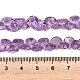 Natürlichen Amethyst Perlen Stränge&nbsp;G-Z152-B01-02-5