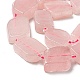 Natürlichen Rosenquarz Perlen Stränge G-G072-B05-02-4