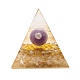 Pyramide d'orgonite DJEW-K017-03-2