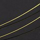 ラウンド銅ジュエリーワイヤー  混合スタイル  ゴールドカラー  0.2~0.8mm  約9.84~131.23フィート（3~40m）/ロール CW0.3mm007M-3