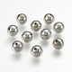 925 Sterling Silver Half Drilled Beads STER-K037-038B-1