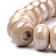 Handmade Porcelain Beads PORC-Q219-15x9-F13-3