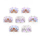 Placcare perle di vetro trasparenti X-GLAA-T022-10-B01-1
