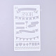 Plastic Reusable Drawing Painting Stencils Templates DIY-G027-G16-2