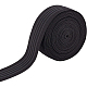 Benecreat 6 yarda 37 mm de ancho banda elástica antideslizante banda de agarre elástica de silicona recta cintura plana para el proyecto de costura de prendas de vestir SRIB-BC0001-01-4