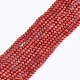 Chapelets de perles en corail synthétique CORA-T009-32A-01-1