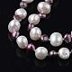 Pearl Beaded Necklaces PEAR-Q007-20B-4