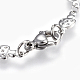 304 Stainless Steel Link Chain Bracelets BJEW-P239-13-4