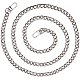 SUPERDANT 47inch DIY Iron Flat Chain Strap Handbag Chains Accessories Purse Straps Shoulder Cross Body Replacement Straps-with 2pcs Metal Buckles IFIN-PH0015-01A-P-2