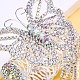 Braccialetti con nappe in strass di ottone&nbsp;WGF9725-01-3