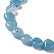 Chapelets de perles en aigue-marine naturelle G-B022-17B-3