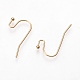 Brass Earring Hooks X-KK-R037-13G-2