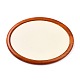 Vassoio ovale per esposizione di gioielli in legno di pesentation ODIS-P008-21B-1