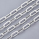 304 Stainless Steel Paperclip Chains CHS-N001-09S-1