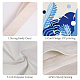 Мешки ткани упаковки холста ABAG-WH0030-002-3