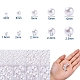 443Pcs 5 Sizes ABS Plastic Imitation Pearl Beads KY-YW0001-10-2