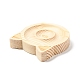 Vassoio porta diplay con anello per dito in legno di pino BDIS-D002-03B-02-4