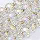 Chapelets de perles en verre électroplaqué EGLA-Q079-05-1