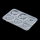 Stampo in silicone fai da te per sabbie mobili a forma di cuore DIY-K073-10B-6