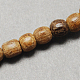 Undyed & Natural Wenge Wood Beads WOOD-Q003-13-1