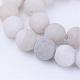 Natural Agate Beads Strands G-Q462-10mm-09-1