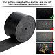 GORGECRAFT Black Leather Strap 1.5 Inch Wide 78 Inch Long Single Flat Cord Sided Lychee Pattern Leather Strips for DIY Crafts Projects Clothing Jewelry Wrapping Making Bag Furniture Handles AJEW-WH0034-90C-01-4