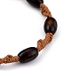 Braccialetti di perline intrecciati in filo di poliestere cerato coreano regolabili BJEW-JB05438-03-2