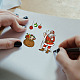 GLOBLELAND Christmas Santa Claus Transparent Clear Stamps Fireplace Gifts Embossing Stamp Sheets Silicone Clear Stamps Seal for DIY Scrapbooking and Card Making Paper Craft Decor DIY-WH0371-0053-4