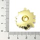 Подвески из латуни с эмалью в стойку KK-L224-047G-01-3