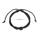 Bracelets de cordon en cuir BJEW-A062-01-2