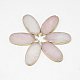 Gros pendentifs en quartz rose naturel G-Q983-A06-1