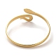 Bracelet manchette doré 304 en acier inoxydable pour femme BJEW-C050-02B-G-3