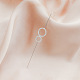 Ottone orecchini del polsino di strass&nbsp;WGB6093-19-1