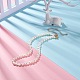 Vintage natürliche Perlenkette für Frauen X-NJEW-JN03787-02-2