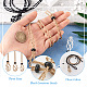 Fashewelry 9pcs 9 Stil verstellbare geflochtene gewachste Polyesterschnur Makramee Tasche Halskette Herstellung NJEW-FW0001-04-5